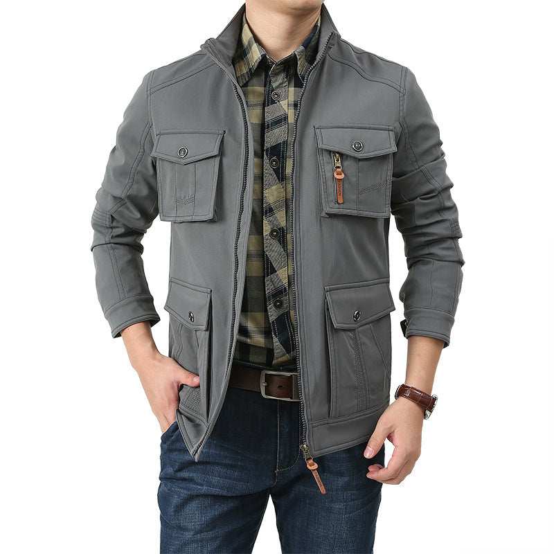 Fashion Work Clothes Men's Leisure Windproof Jacket